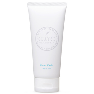 CLAYGE可休日本进口温和清洁毛孔男女洁面乳天然泥醋酸洗面奶120g