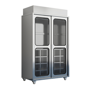 洁净衣柜无尘净化实验室车间FFU百级消毒电子厂静电服鞋柜不锈钢