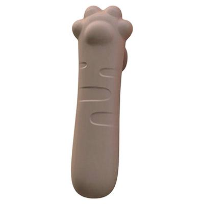 奶油风硅胶猫爪门把手保护套防撞