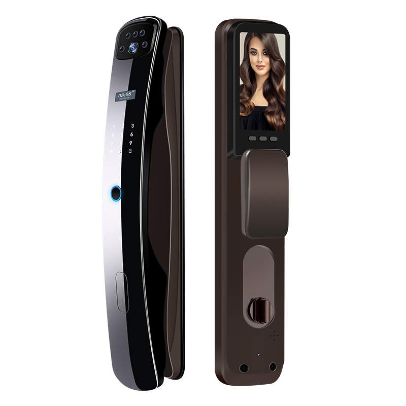 刷脸智能门锁指纹锁家用防盗门锁入户门电子密码锁扫可视人脸识别