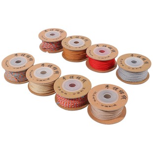 黄色手搓棉线棉绳子藏式文玩线绳手工编织绳串珠专用耐磨流苏穗子