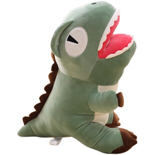 可爱恐龙暖手抱枕公仔可插手毛绒玩具玩偶娃娃暖手宝生日礼物女生