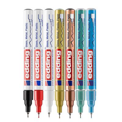 极细金属油漆笔edding防酒精高温