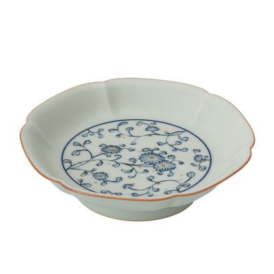 仿古青花汝窑茶点盘复古糕点盘