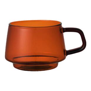 新品包邮原装KINTO SEPIA琥珀手冲意式咖啡耐热玻璃杯 加厚家用
