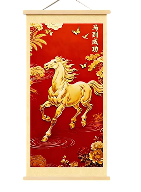 2026新款马到成功挂画装饰画