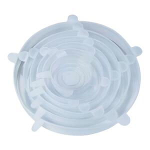 食品级硅胶盖子万能保鲜罩盖多功能密封碗盖子圆形通用保鲜膜套盖