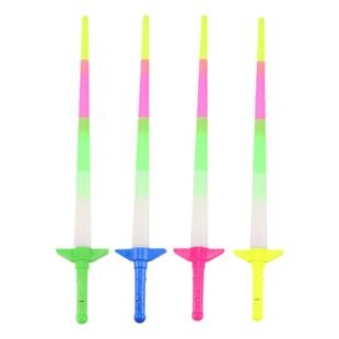 儿童小玩具发光宝剑电子闪光剑可伸缩剑男女孩卡通刀剑大号荧光棒