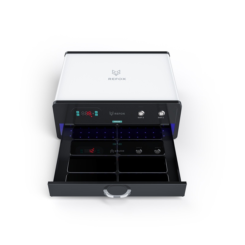 REFOX RM26 大功率UV固化灯箱曲屏去皱防反泡光效365波长屏幕打磨