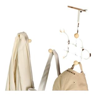 门后挂钩免打孔衣服包包收纳架卧室门口背式挂衣钩置物门上挂衣架