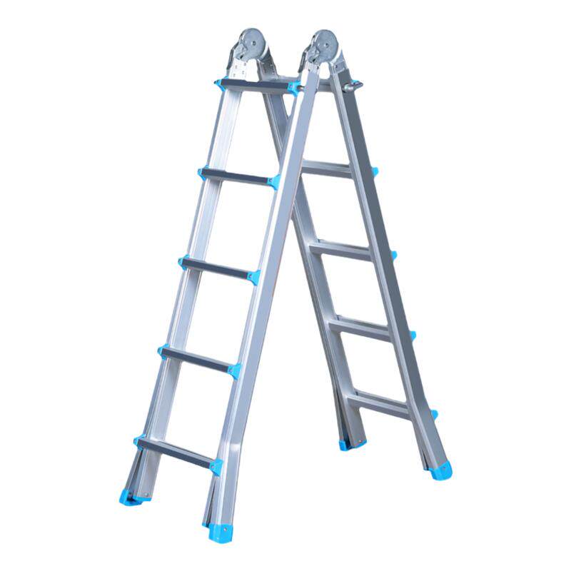 小巨人字梯铝合金折叠升降加厚伸缩梯子多功能装修家用直梯工程梯