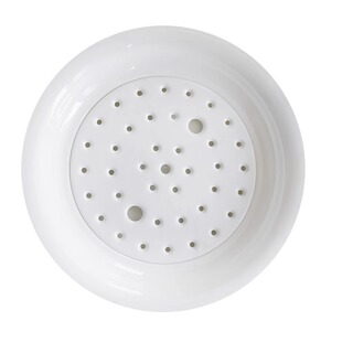 高档纯白骨瓷餐具家用饺子盘沥水蒸饭盘果盘釉下彩无铅陶瓷双层盘