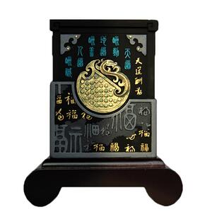 实用复古创意家居笔筒活性炭雕