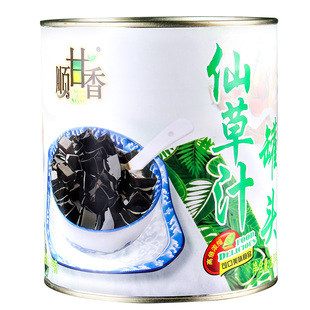 【下单送淀粉】广村烧仙草汁 台湾风味仙草冻 奶茶甜品配料原料