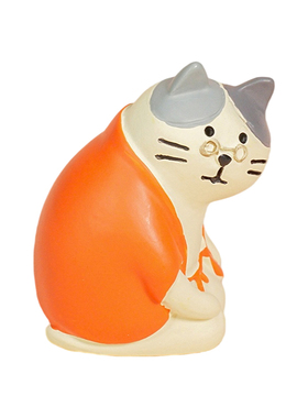 半手工树脂猫咪桌面摆件
