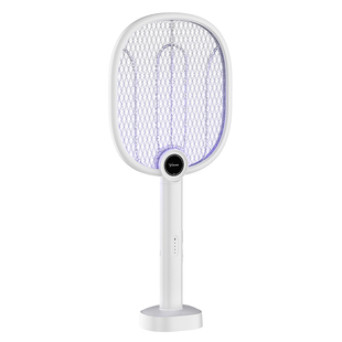 雅格电蚊拍充电式强力家用锂电池灭蚊灯自动灭蚊子电网拍打苍蝇拍