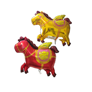 宝宝飘空卡通气球地推公园广场摆摊夜市儿童升空放飞氦气铝膜气球