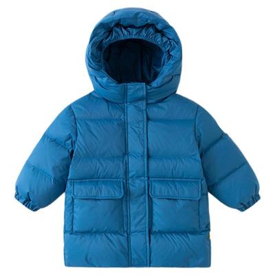 dudujia羽绒服儿童男款中长款