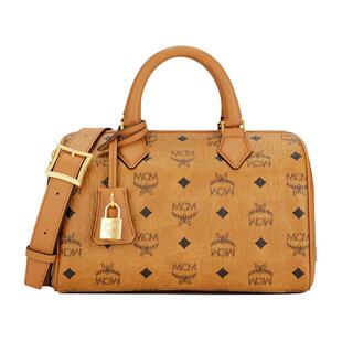 MCM  ELLA 新潮都市女士通勤街拍小号波士顿包背提包