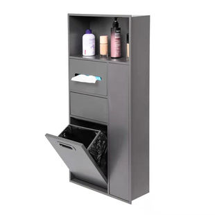 不锈钢垃圾桶嵌入式壁龛暗装卫生间浴室马桶旁厕所置物收纳可定制