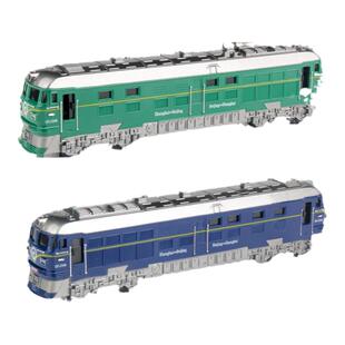 儿童绿皮火车玩具模型仿真动车高铁声光玩具车男孩生日礼物3-6岁