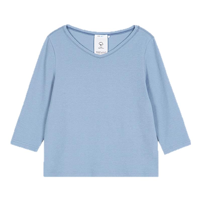 kleeklee25年春季女士環(huán)保棉七分袖T恤 K0251TS02