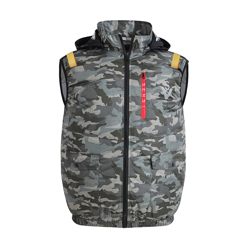 SENSI新款男款空调服降温风扇衫