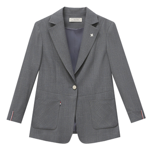 妈妈秋装外套时尚小个子西装2025新款洋气中老年女阔太太春秋上衣