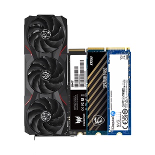 AMD瀚铠 RX 9070XT 星空 16G搭固态台式电竞网游全新显卡固态套装