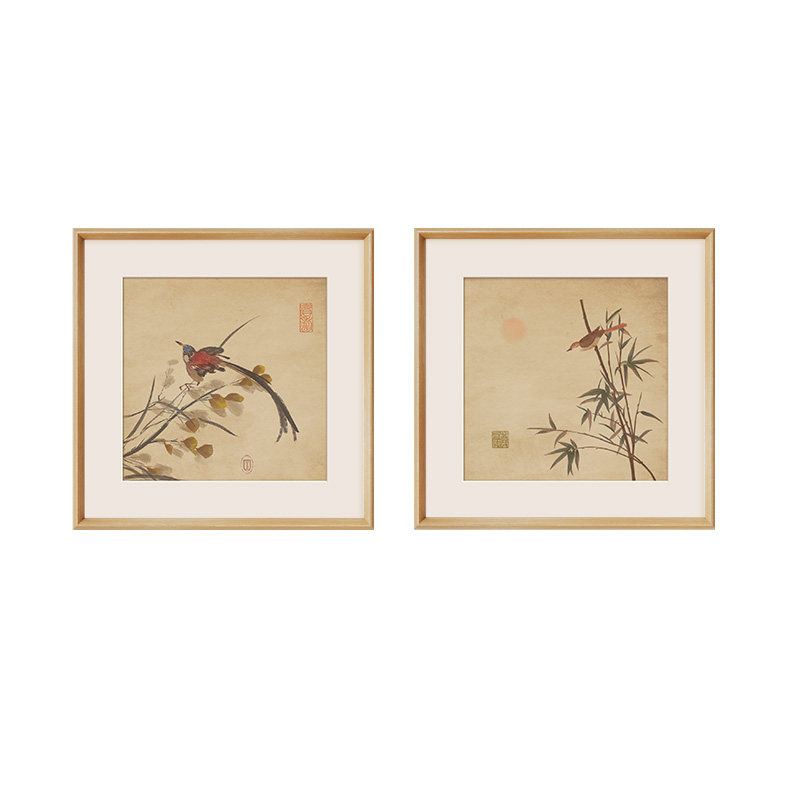 【新中式风】花鸟图客厅装饰画