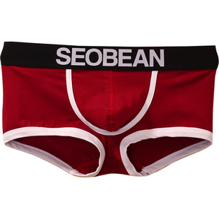 人体工程立体囊袋纯棉潮男士内裤大囊袋更雄伟青年四角裤舒适性感