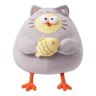 MINISO名创优品dundun鸡摸鱼鸡公仔可爱毛绒玩偶玩具娃娃搞怪礼物