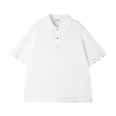 MUCMUKN【银灰拓本】sorona黑科技凉感抑菌涂鸦polo短袖T恤男童