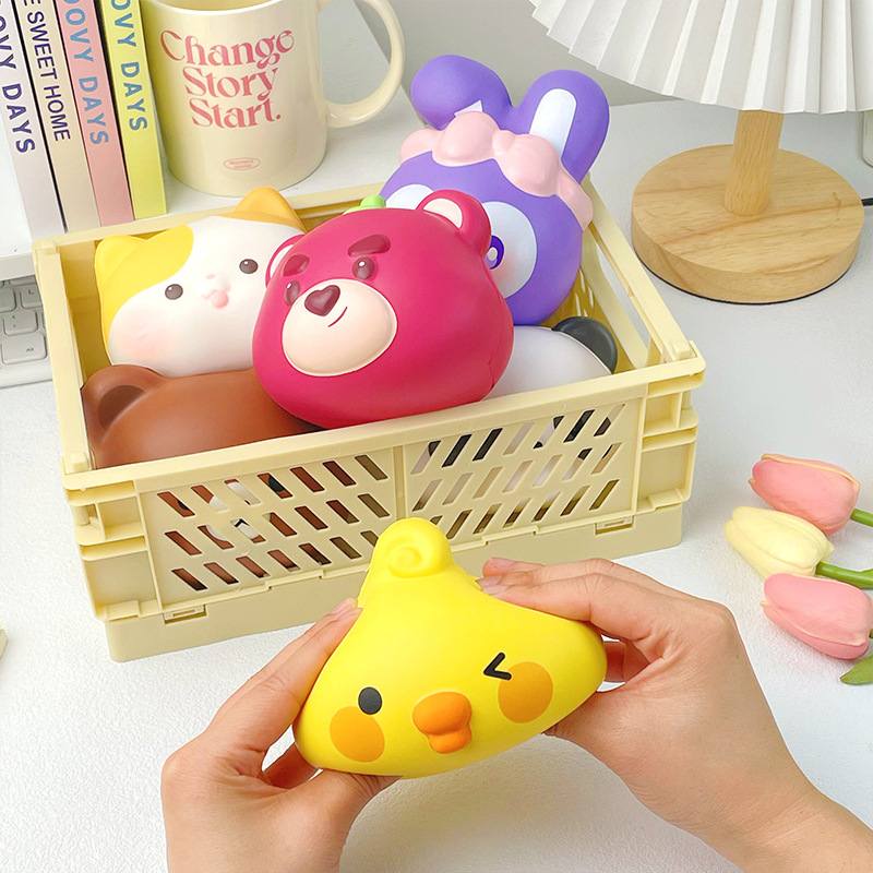 超萌可爱儿童捏捏解压回弹批发公仔厂家减压跨境玩具慢新品玩具乐