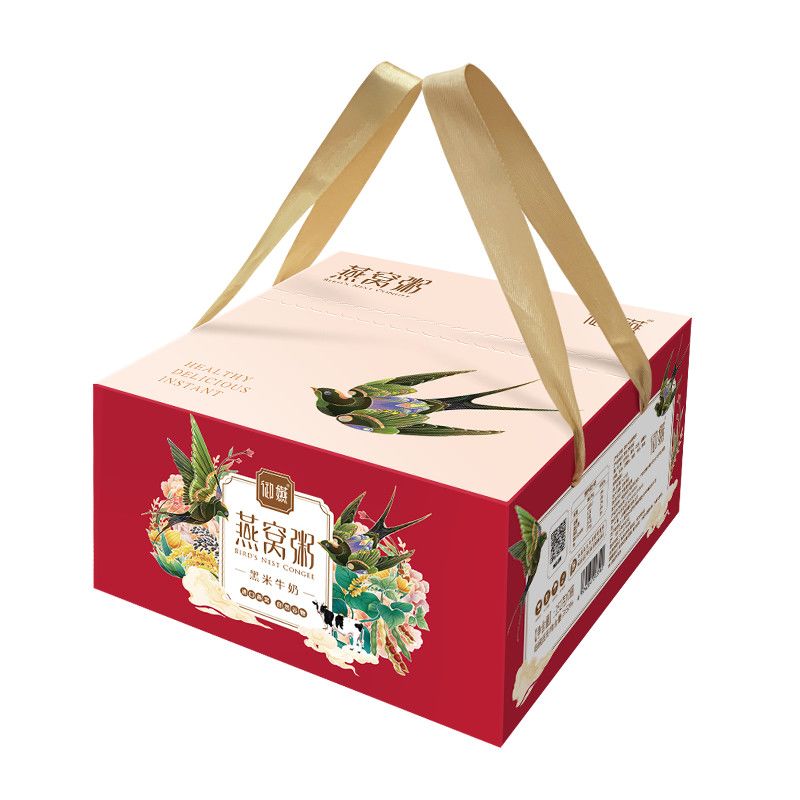 御嬿黑米牛奶燕窝粥252g*7碗代餐