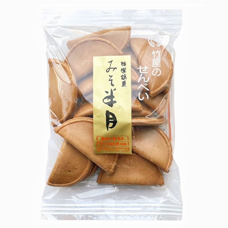 2件包邮 好吃推荐！日本京品良町竹屋煎饼日式手烧风味半月饼干