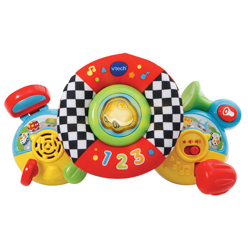 VTech伟易达儿童婴儿车方向盘仿真早教模拟副驾驶宝宝益智玩具1岁