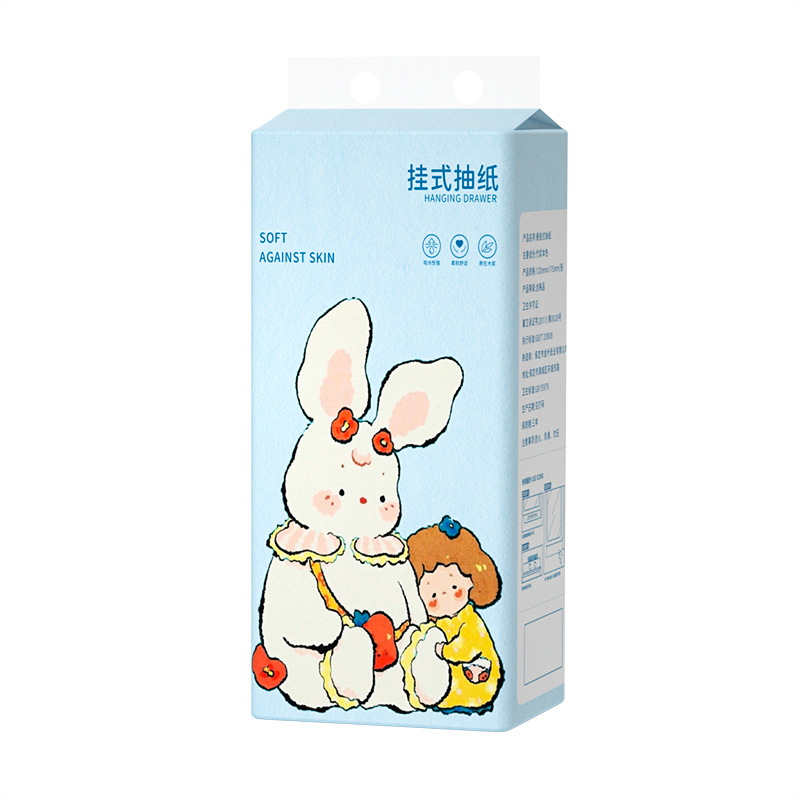 60包300张抽纸巾整箱家庭实惠装家用餐巾纸面巾纸擦手纸卫生纸抽