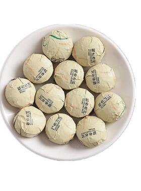 云南普洱熟茶1000克布袋装糯米香