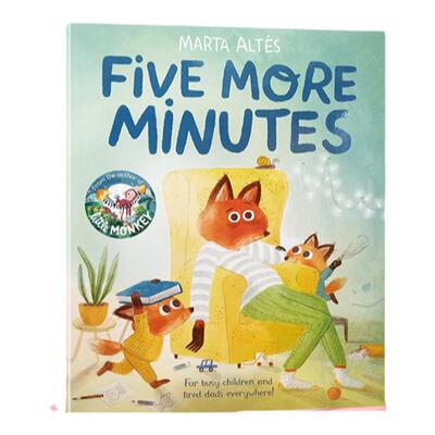弘阅童书 Five More Minutes再多5分钟 幼儿时间观念启蒙绘本 儿童进口原版原版书