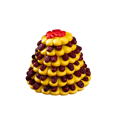 山东过年馒头枣塔红枣糕点春节礼盒金银塔胶东花饽饽上供新年花馍