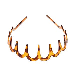 碎发整理神器大波浪发箍女带齿梳防滑高颅顶头箍发夹刘海发卡头饰