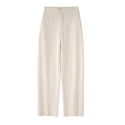 高腰垂感直筒显瘦窄版冬天糯米裤