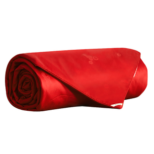 富安娜蚕丝被100%蚕丝喜被婚庆结婚陪嫁夏凉被喜被春秋冬厚子母被