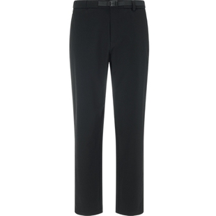 【秋季甄选】Hazzys哈吉斯男士商务休闲锥形长裤通勤纯色微弹裤子