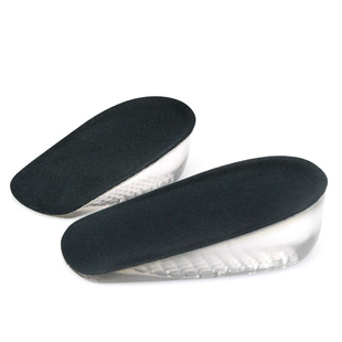 隐形硅胶内增高鞋垫半垫男女式士增高鞋垫减震后跟垫增高垫1/4CM