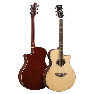 雅马哈儿童初学APX600民谣电箱木吉他40寸 APXT2旅行吉他34寸JR2S