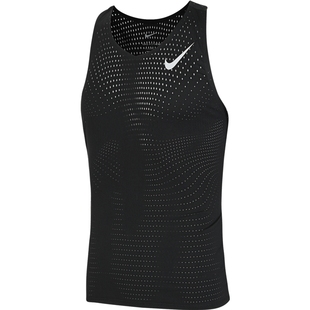 NIKE耐克男子DFADV AROSWFT SINGLET跑步运动训练背心FN4232-010