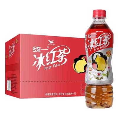 统一冰红茶包邮整箱柠檬味饮料