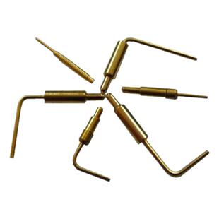 订制五金车件 大电流弹簧顶针 异形冠簧弹簧公母针 充电针 镀金针